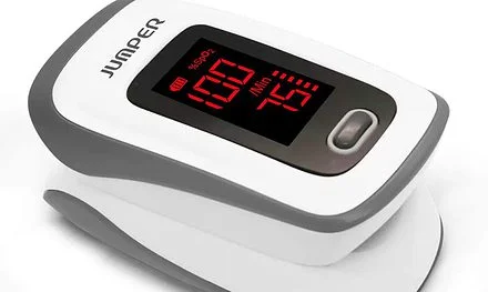 Fingertip Pulse Oximeter = Peace of Mind